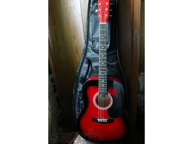 Гитара Pure Series D-1 с чехлом в городе Брянск, фото 1, стоимость: 4 500 руб.