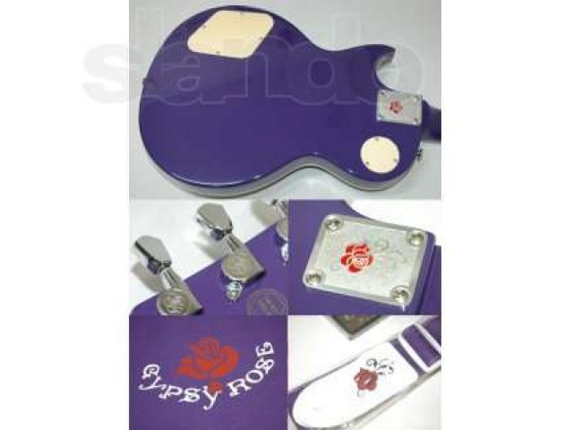 Gypsy Rose 7/8 LP Electric Guitar Package Purple Sparkle 8633/*/PU в городе Сургут, фото 3, Ханты-Мансийский автономный округ