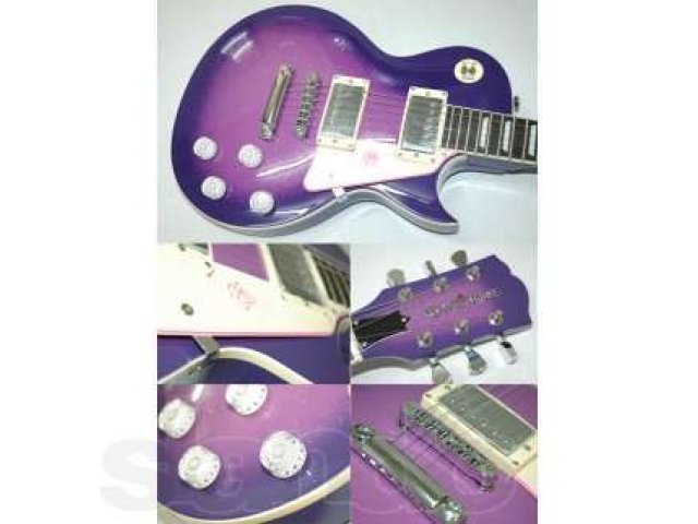 Gypsy Rose 7/8 LP Electric Guitar Package Purple Sparkle 8633/*/PU в городе Сургут, фото 4, стоимость: 9 500 руб.