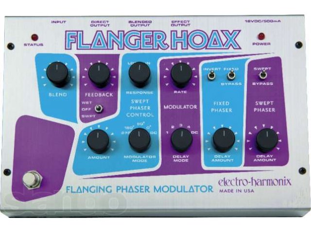 Electro-Harmonix Flanger Hoax USA в городе Волжский, фото 1, стоимость: 6 000 руб.