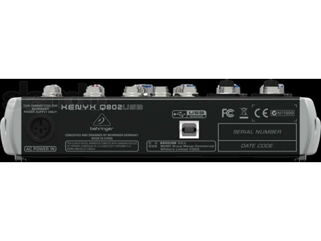 Продам Behringer Xenyx 502, 802, Q802USB, 1002FX, 1002B, 1202FX в городе Иркутск, фото 3, Иркутская область