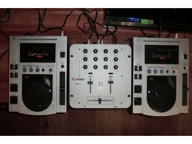 Продам 2 x Pioneer cdj-100s + микшерный пульт VOLTA DJM-12 в городе Липецк, фото 1, стоимость: 18 000 руб.