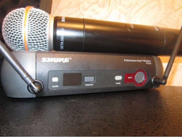 Микрофон SHURE PGX24/SM58 проф.радиосистема в городе Набережные Челны, фото 2, Татарстан