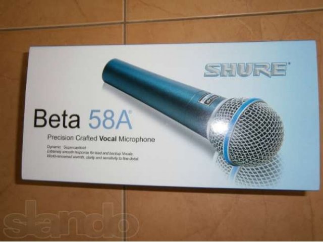 Shure Beta 58A в городе Ростов-на-Дону, фото 2, Ростовская область