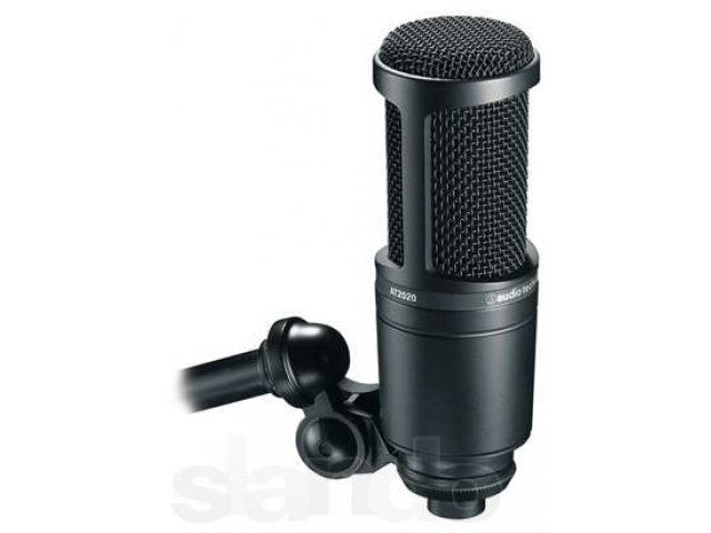 Микрофон Audio-Technica 2020 + поп фильтр+ стойка в городе Петрозаводск, фото 2, Карелия