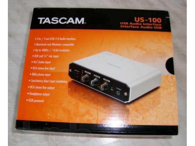 Tascam US-100 в городе Орск, фото 2, Прочее студийное оборудование