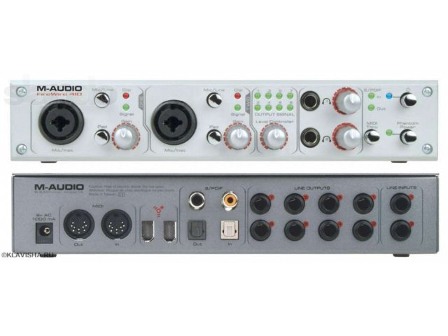 Звуковая карта m audio firewire 410