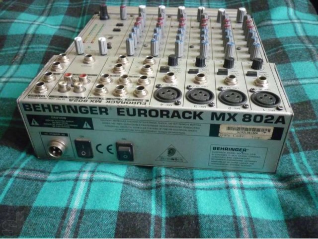 Микшерный пульт BEHRINGER EURORACK MX 802A в городе Иркутск, фото 3, Аксессуары для музыкальных инструментов