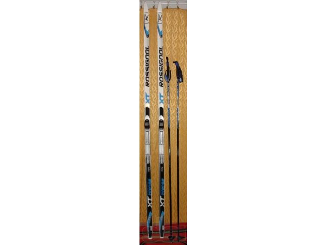 Продам в Губкине комплект лыжи Rossignol+крепления NNN + палки в городе Губкин, фото 1, Лыжи
