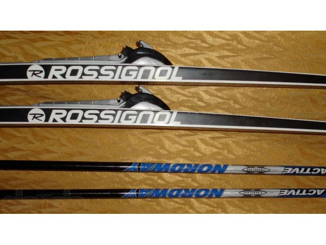 Продам в Губкине комплект лыжи Rossignol+крепления NNN + палки в городе Губкин, фото 2, Белгородская область