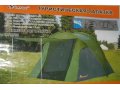 Туристическая палатка. Трёхместная палатка:Ly-1709. Палатка 3. Трехместная, двухслойная туристическая палатка с навесом. в городе Москва, фото 1, Московская область