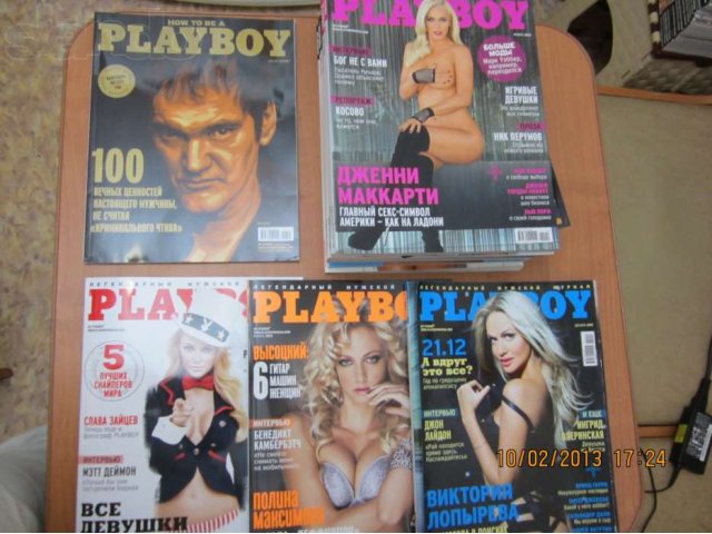 Журналы Playboy (Плэйбой) 2011/2013 год в любой город в городе Ростов-на-Дону, фото 3, стоимость: 60 руб.