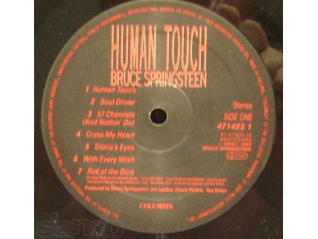 Пластинка Bruce Springsteen -  human touch  в городе Озерск, фото 5, стоимость: 1 200 руб.