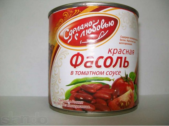 Фасоль в томатном соусе в городе Электросталь, фото 1, стоимость: 0 руб.