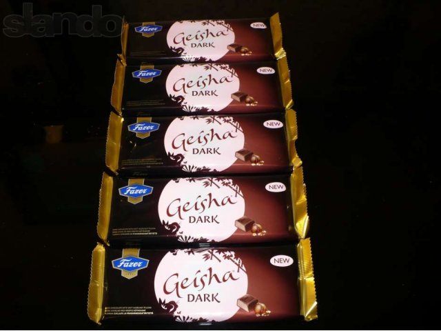 Финляндия Шоколад ГЕЙША - GEISHA в городе Санкт-Петербург, фото 2, Хлебобулочные и кондитерские изделия