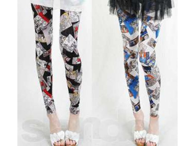 New Spring Fashions Female Cat & Flowers Thin Leggings в городе Анапа, фото 3, стоимость: 0 руб.