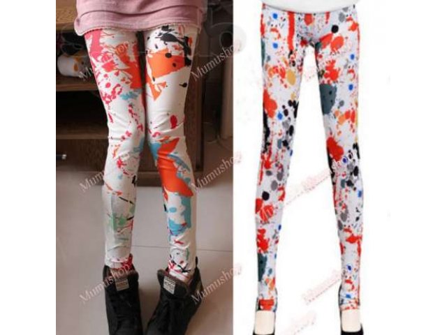 New Spring Fashions Female Cat & Flowers Thin Leggings в городе Анапа, фото 8, Краснодарский край