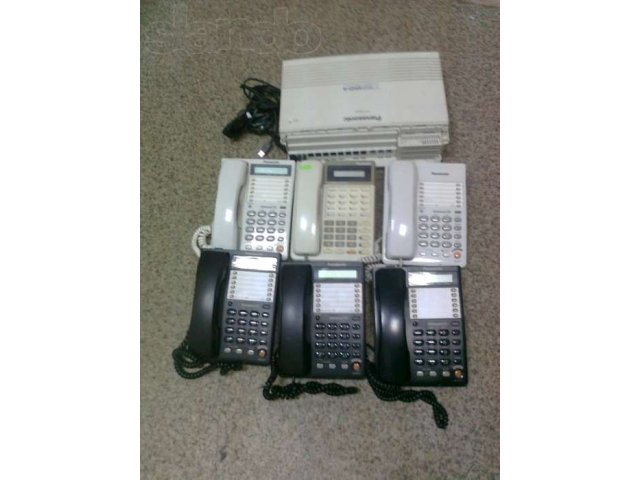 Мини атс Panasonic KX-TES824 + телефоны в городе Москва, фото 1, Мини-АТС