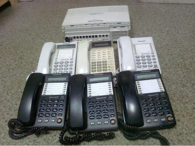 Мини атс Panasonic KX-TES824 + телефоны в городе Москва, фото 3, стоимость: 7 499 руб.