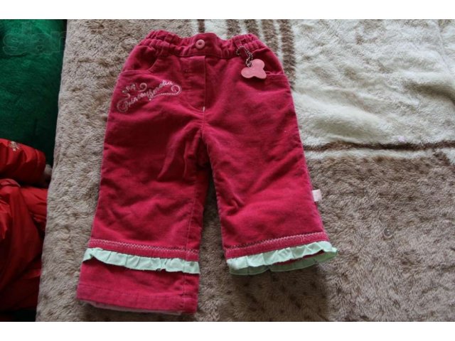 Вельветовые штаны на девочку рост 68-80 в городе Смоленск, фото 1, Одежда для девочек
