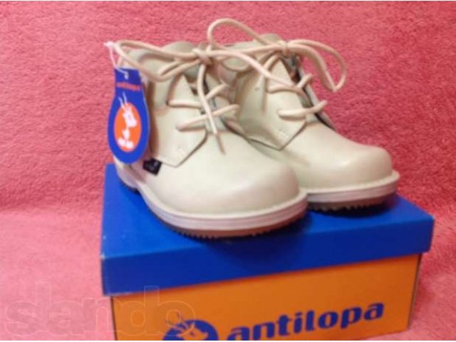 НОВЫЕ кожаные ботинки Антилопа в городе Иркутск, фото 1, стоимость: 1 000 руб.