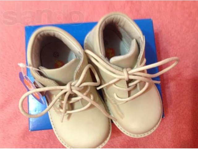 НОВЫЕ кожаные ботинки Антилопа в городе Иркутск, фото 2, Детская обувь