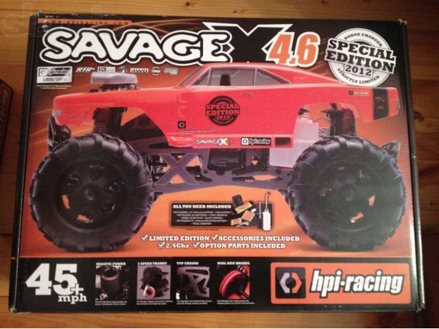 Продаю радиоуправляемую игрушку  HPI Special Edition Savage X 4.6 в городе Москва, фото 1, Детские игрушки