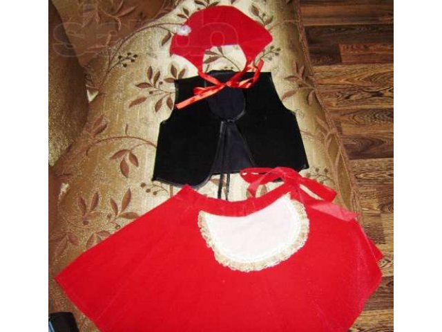 Маскарадный костюм красная шапочка велюр в городе Саранск, фото 1, Одежда для девочек