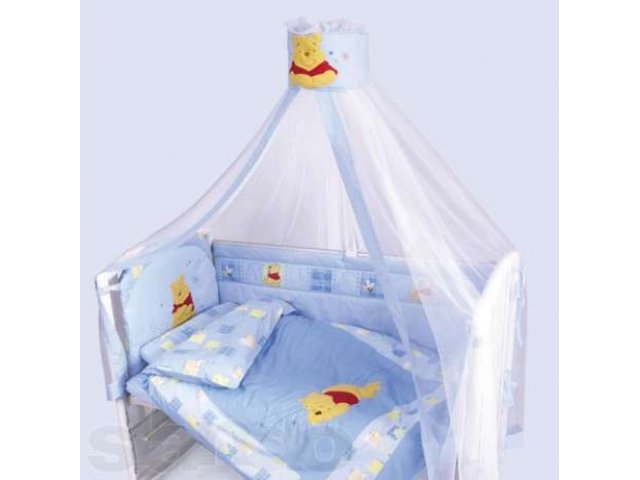 Комплект в детскую кроватку Disney 7 предм. новый 4500 + 3 подарка в городе Челябинск, фото 1, стоимость: 4 300 руб.