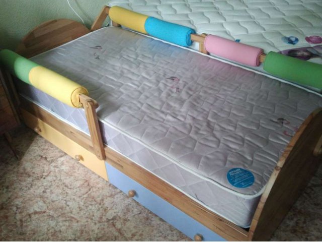 Детская кровать с ортопедич мастрасом в городе Краснодар, фото 1, стоимость: 10 000 руб.