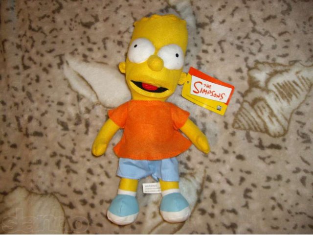 Мягкая игрушка Барт Симпсон в городе Магнитогорск, фото 1, стоимость: 200 руб.