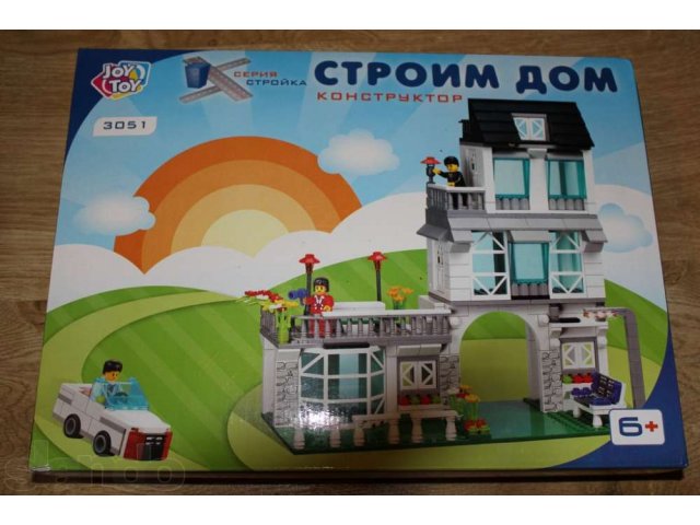 Конструктор «Строим дом», 390 деталей, JOY TOY в городе Курск, фото 1, стоимость: 490 руб.