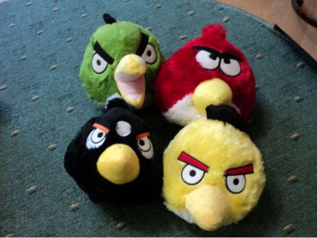 Мягкие игрушки Angry Birds в городе Новосибирск, фото 1, стоимость: 450 руб.