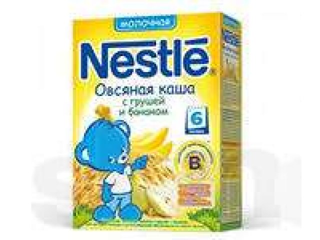 Каша молочная Nestle Овсяная с грушей и бананом в городе Ульяновск, фото 1, стоимость: 70 руб.