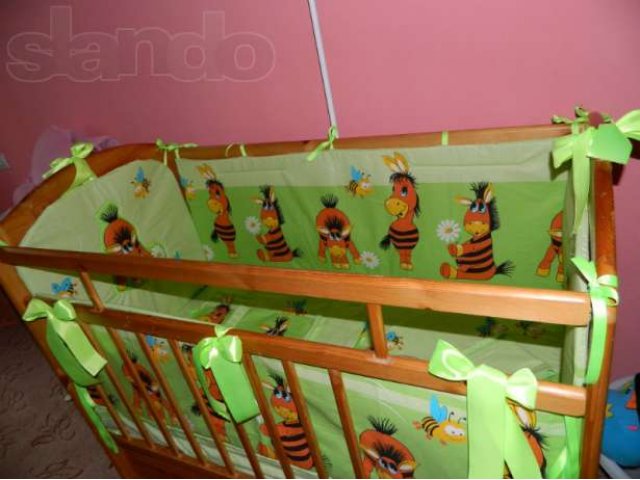 Бортики в кроватку детскую. в городе Комсомольск-на-Амуре, фото 1, стоимость: 2 300 руб.
