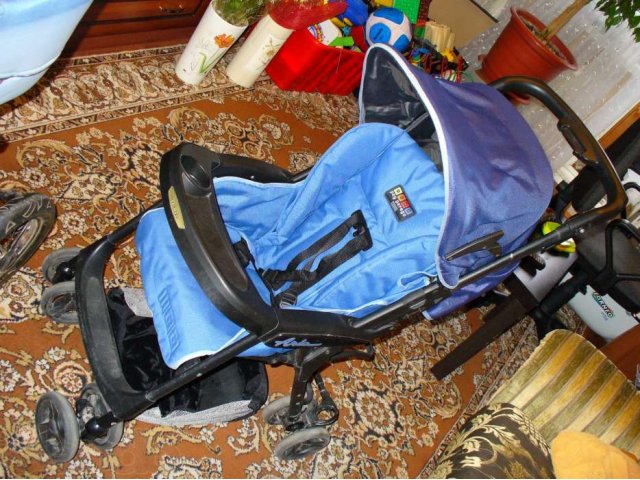 Продам летнюю коляску (Peg-Perego (Aria)), цвет синий в городе Нижний Новгород, фото 3, Нижегородская область