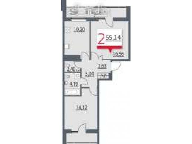 Продам 2-к.кв. в Берёзовском в городе Березовский, фото 1, стоимость: 2 650 000 руб.