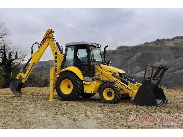 экскаватор-погрузчик NEW HOLLAND B110B в городе Москва, фото 2, Аренда спецтехники и вывоз отходов