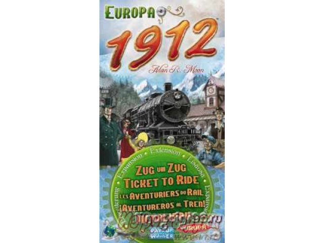 Билет на Поезд:  Европа 1912 (Ticket to Ride Europa 1912,  дополнение) в городе Екатеринбург, фото 1, стоимость: 990 руб.