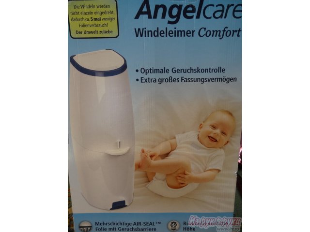 Продам вакуумное ведро для памперсов Angel care и  кассеты в городе Калининград, фото 1, стоимость: 4 000 руб.