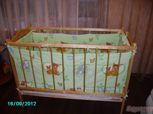 Детская кроватка и матрац в городе Самара, фото 3, Самарская область