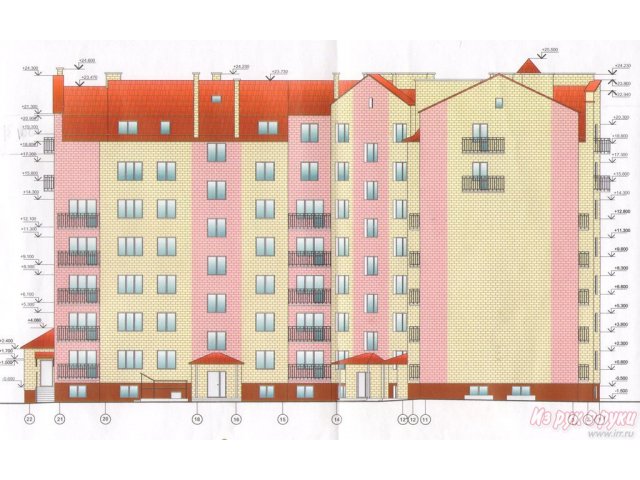 3-комн. кв.,  Герцена ул,  6/7 общая 78 кв. м. в городе Зеленоградск, фото 5, Новостройки