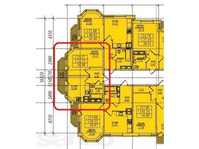 Продам 1 квартиру в Северной долине 4 очередь в городе Санкт-Петербург, фото 6, стоимость: 3 490 000 руб.