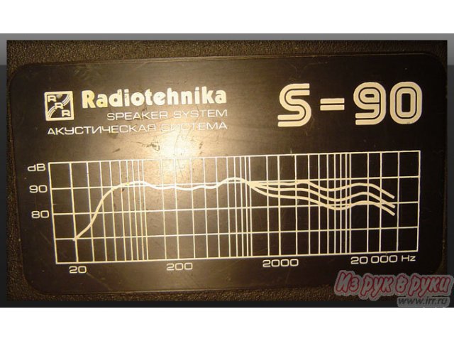 Продам колонки Radiotehnika RRR  S-90 в городе Комсомольск-на-Амуре, фото 2, Акустические системы