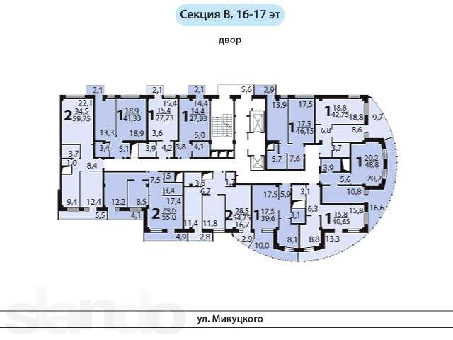 Продам 1 ком квартиру Подсолнухи в городе Красноярск, фото 1, стоимость: 1 700 000 руб.