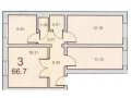 3-к квартира, 67 м2, Карла Маркса 222 в городе Магнитогорск, фото 1, Челябинская область