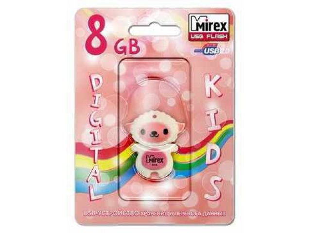 Флеш-карта Mirex Sheep 8Gb Pink в городе Челябинск, фото 1, стоимость: 590 руб.