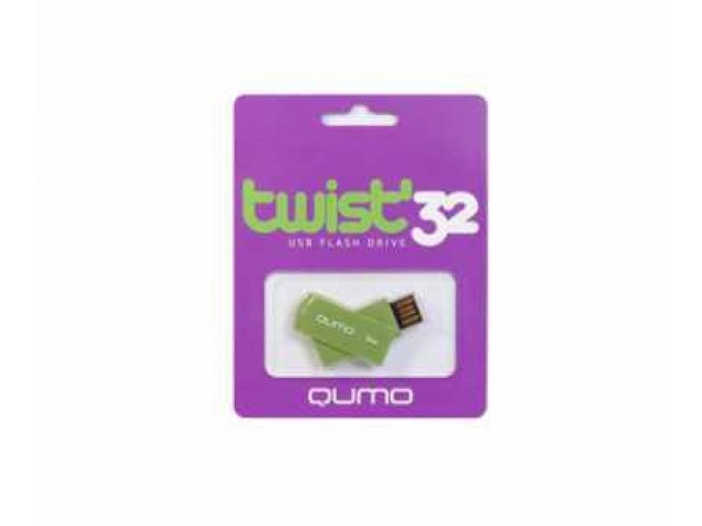 Флеш-карта Qumo Twist 32GB Pistachio в городе Челябинск, фото 1, стоимость: 990 руб.