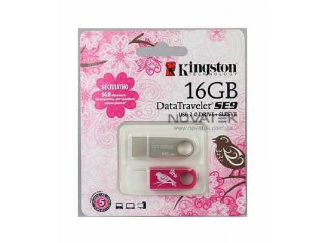 Флеш-карта Kingston DTSE9 Womans Day 16GB Pink в городе Челябинск, фото 1, стоимость: 590 руб.