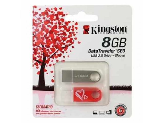 Флеш-карта Kingston DTSE9 Love Series 8 Gb в городе Челябинск, фото 1, стоимость: 490 руб.